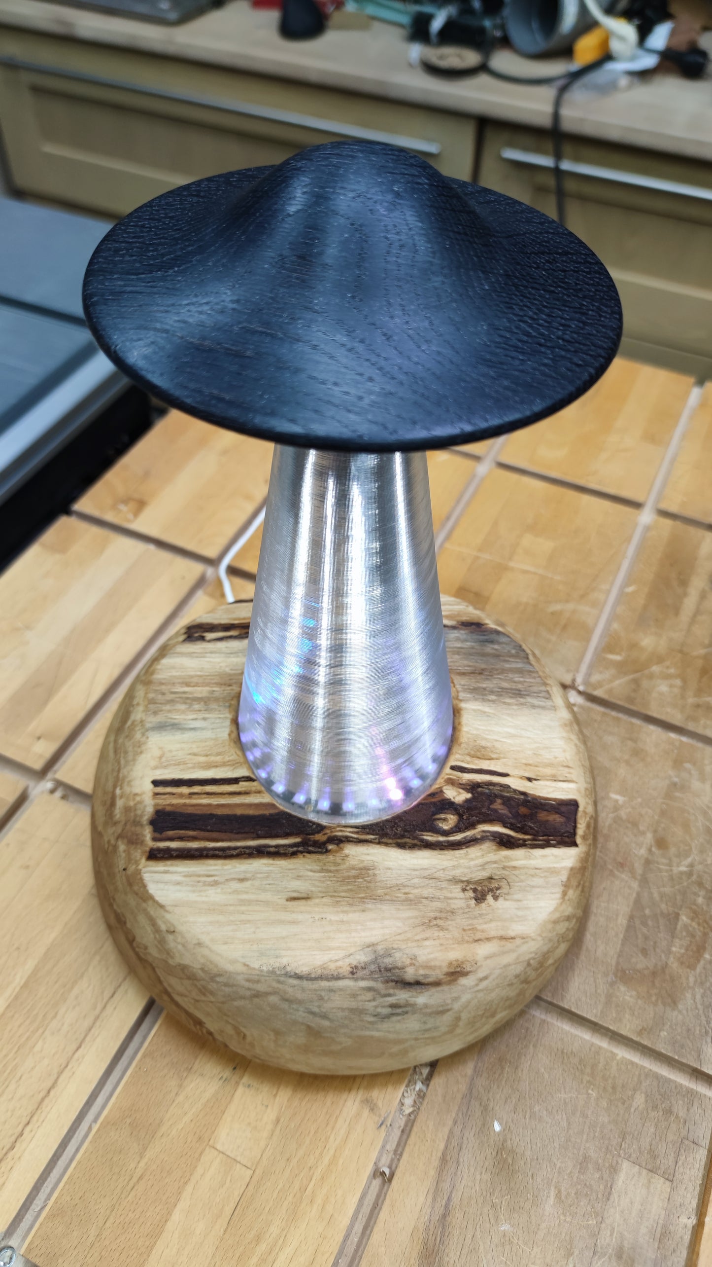 Lampe "OVNI" - création unique