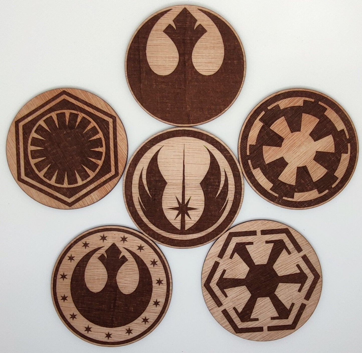 Sous-verre en bois Star Wars - lot de 6