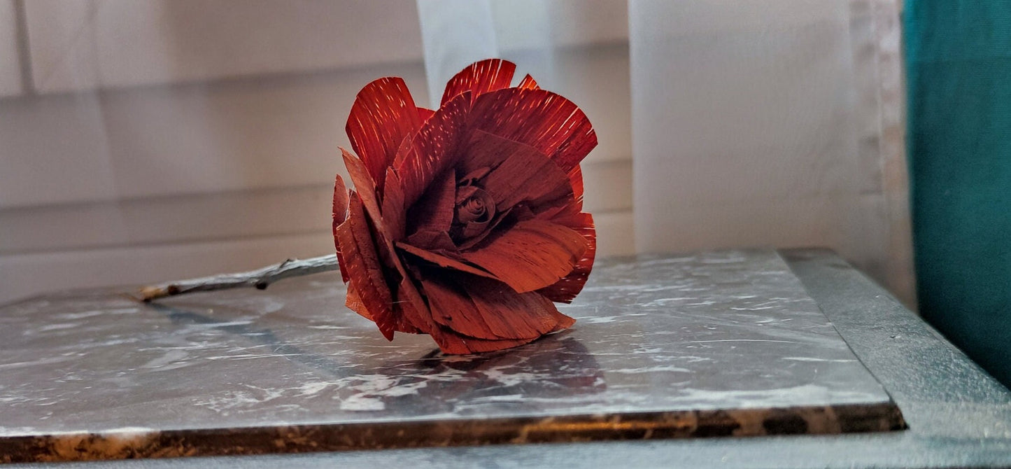 Roses en bois