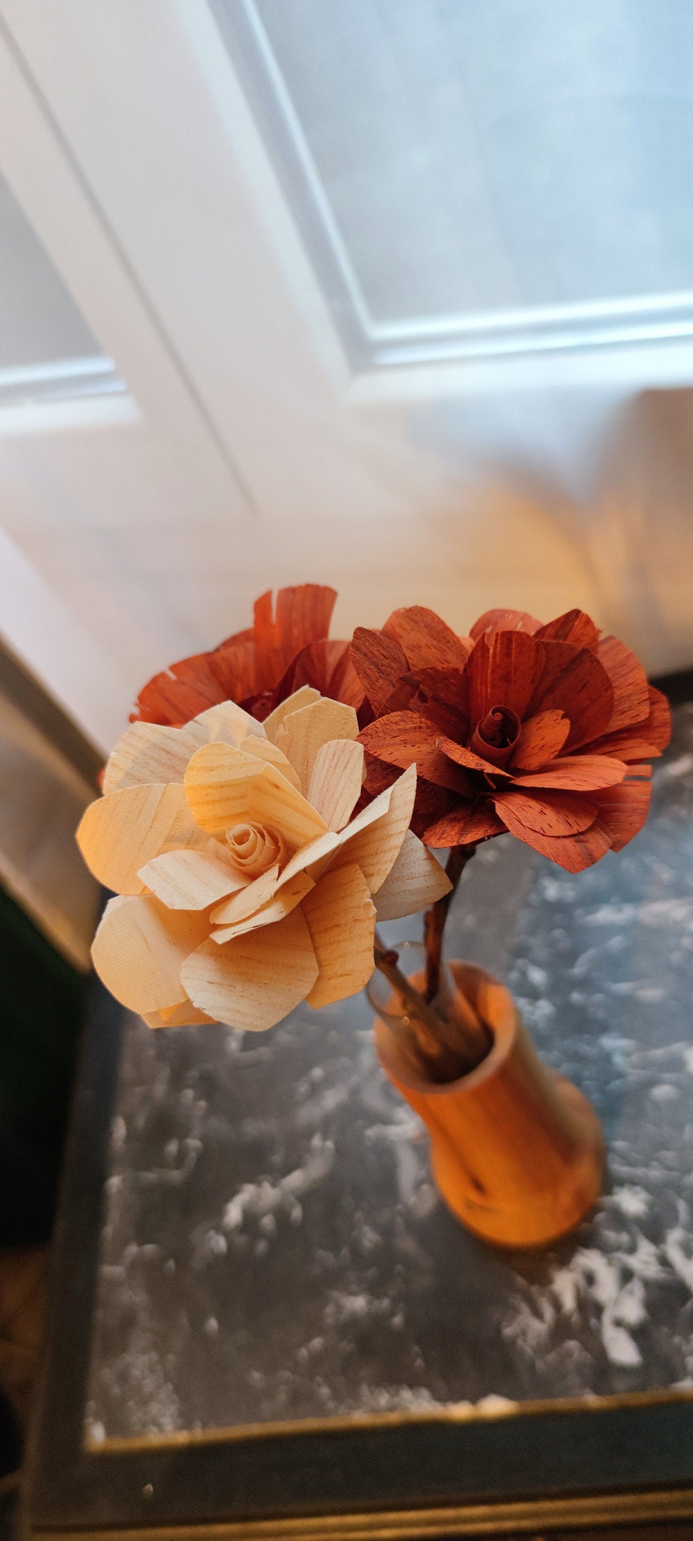 Roses en bois