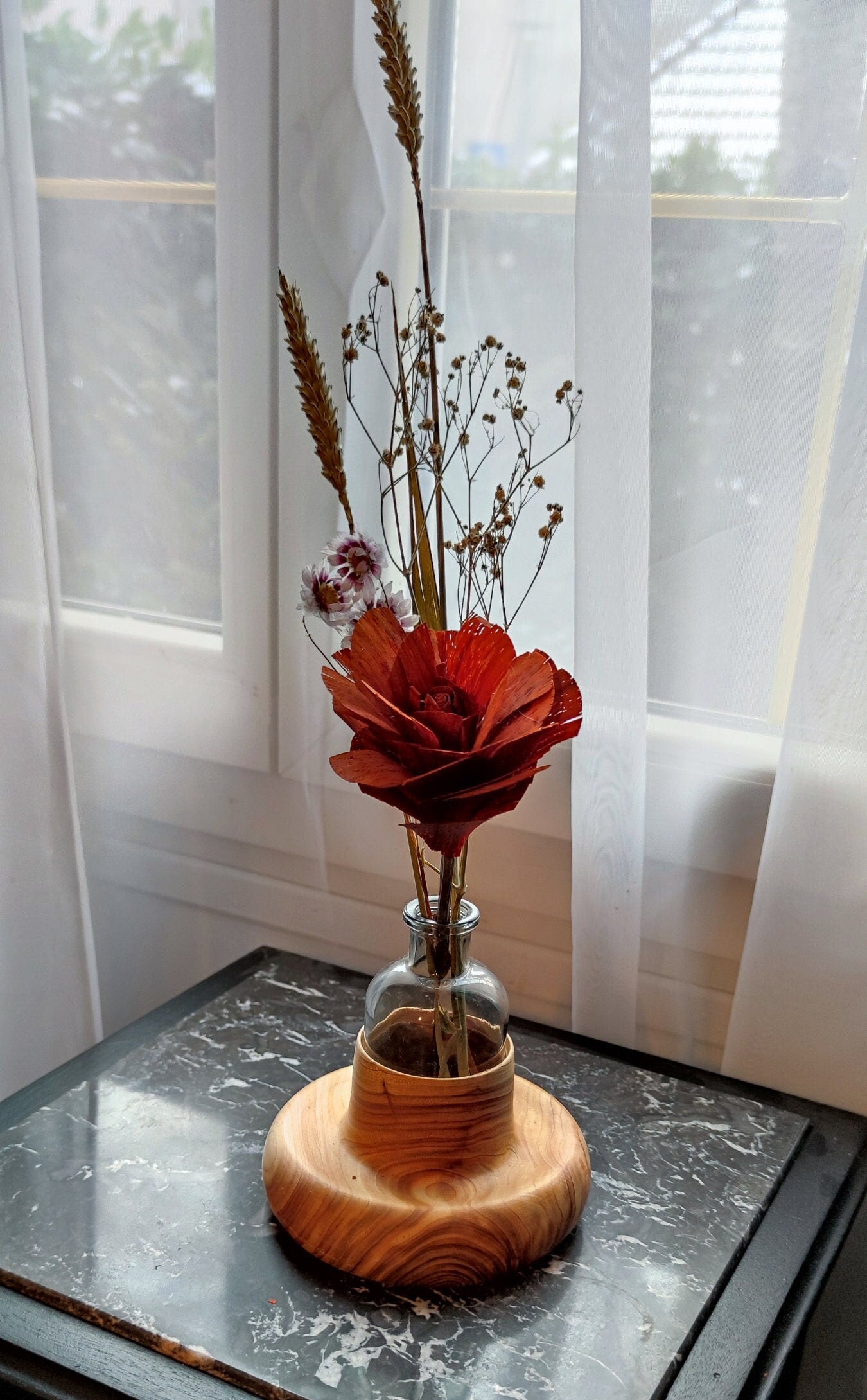 Roses en bois