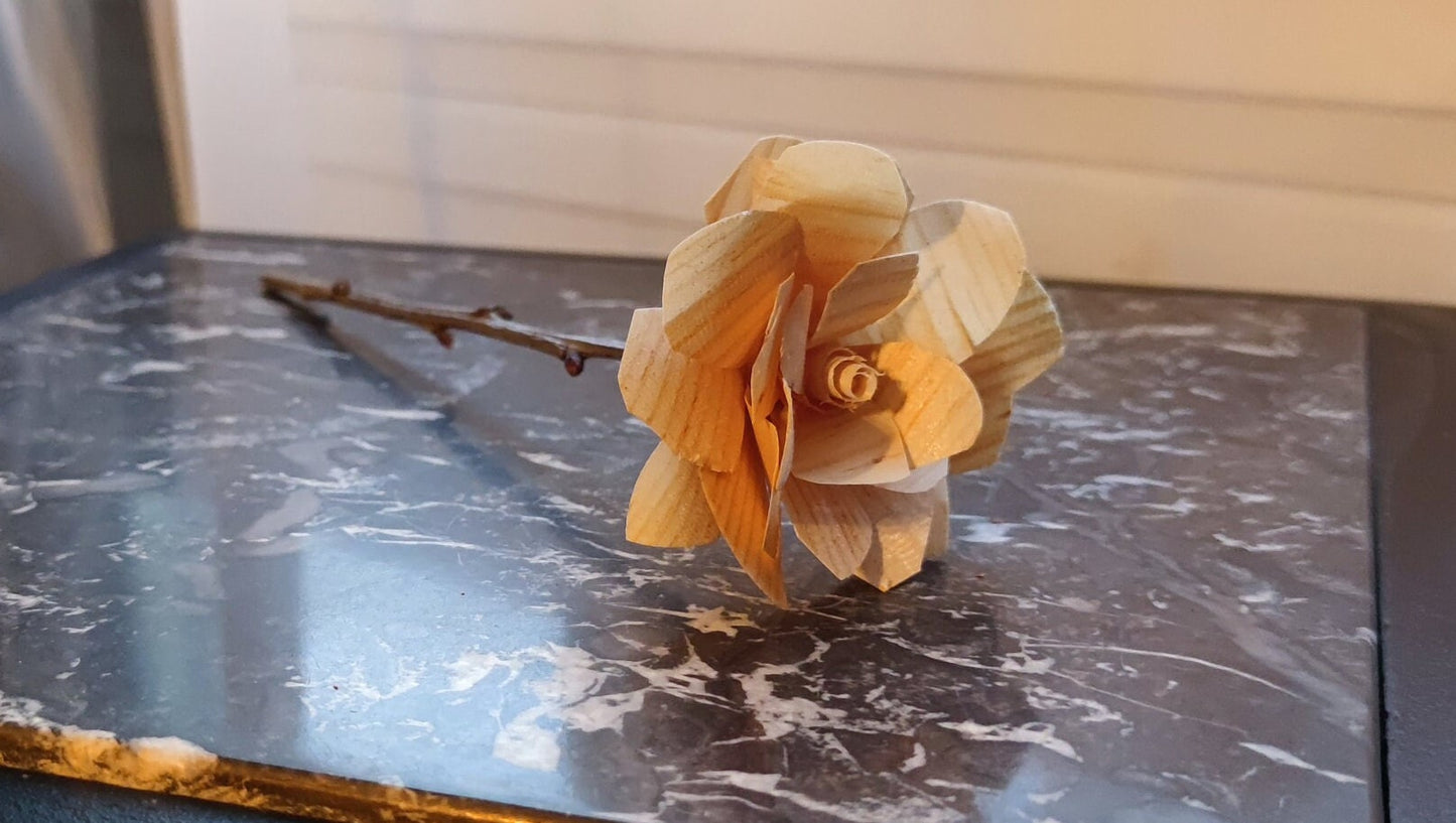 Roses en bois