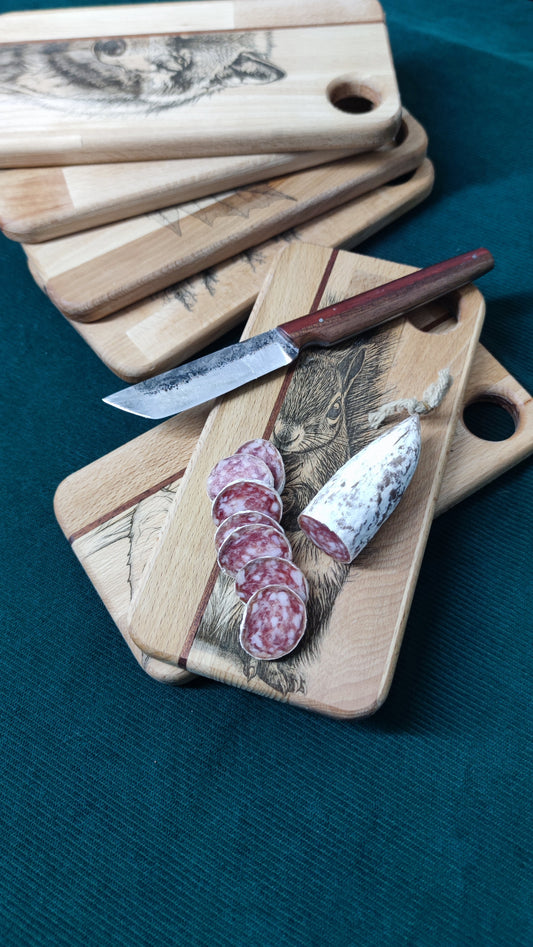 photo planche decouper ecureuil foret nature