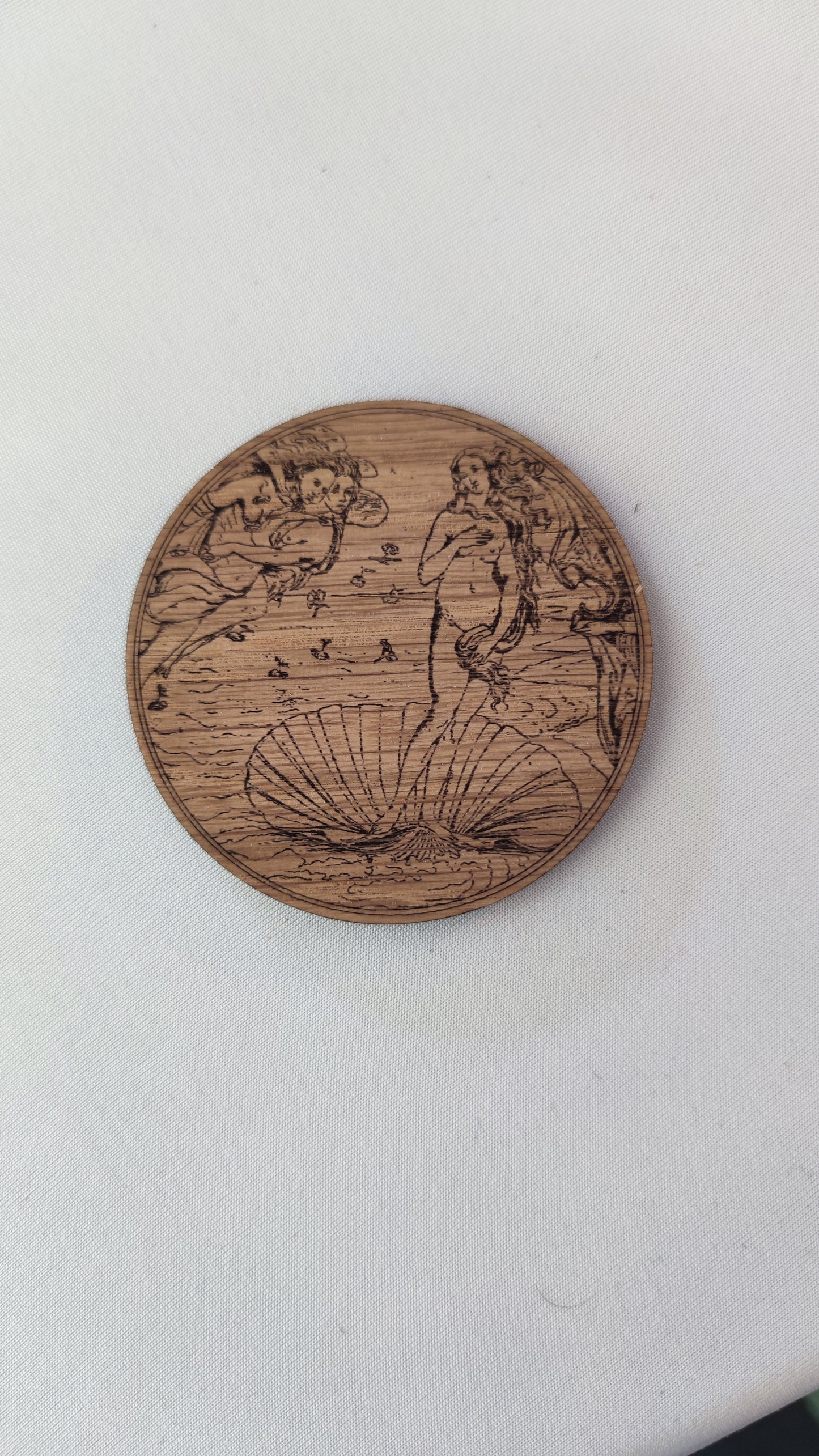 Sous verre tableau en chêne massif