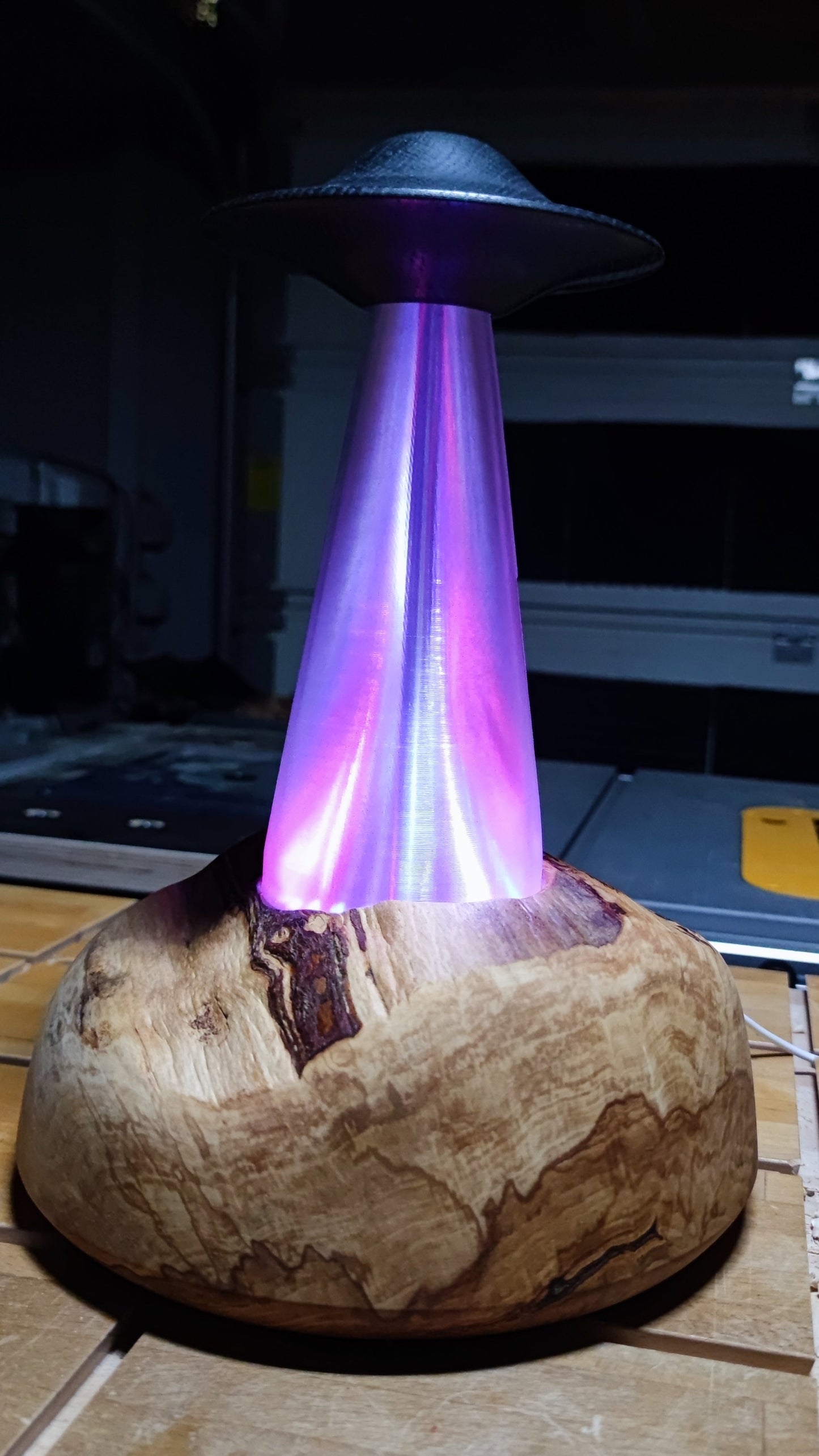 Lampe "OVNI" - création unique