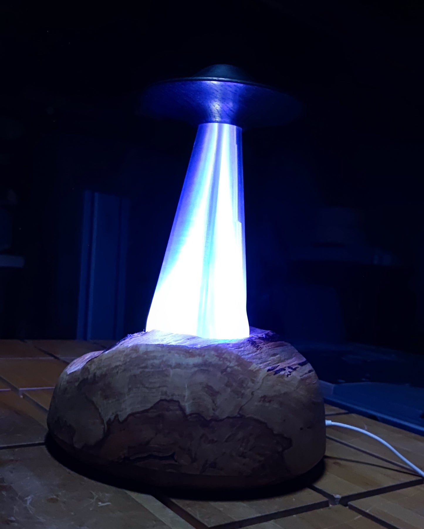 Lampe "OVNI" - création unique