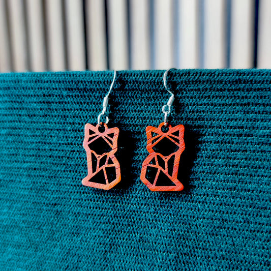 photo boucle boucle oreille chat renard rouge