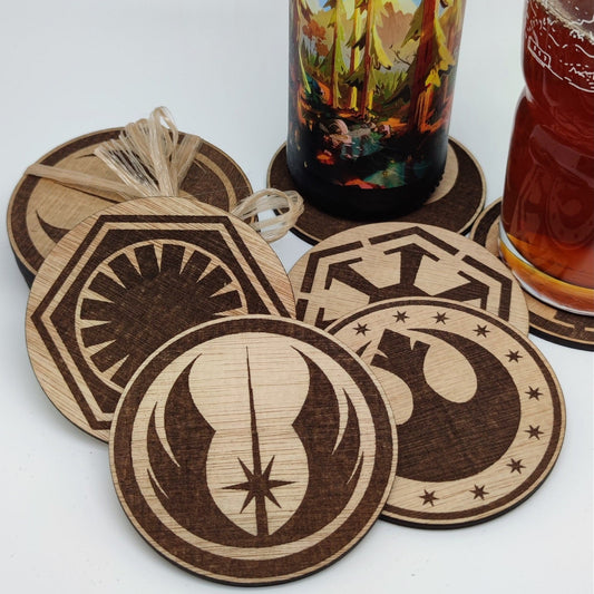 Sous-verre en bois Star Wars - lot de 6