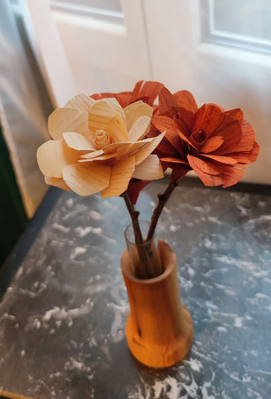 Roses en bois